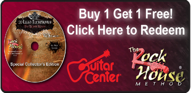 Guitar Center Free DVD offer